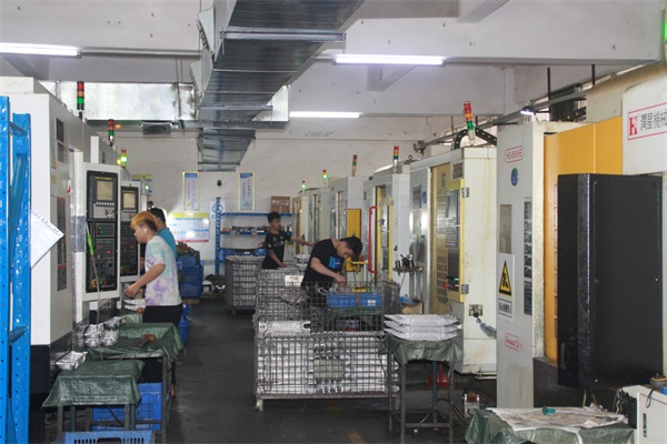 Precision CNC milling workshop